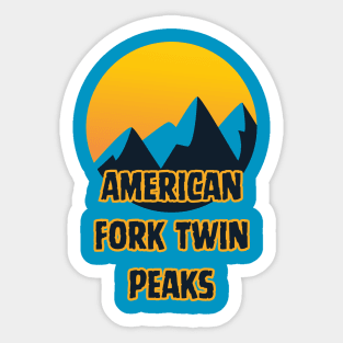 American Fork Twin Peaks Sticker